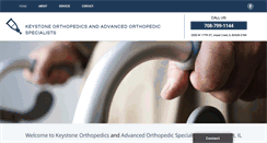 Desktop Screenshot of keystone-orthopedics.com